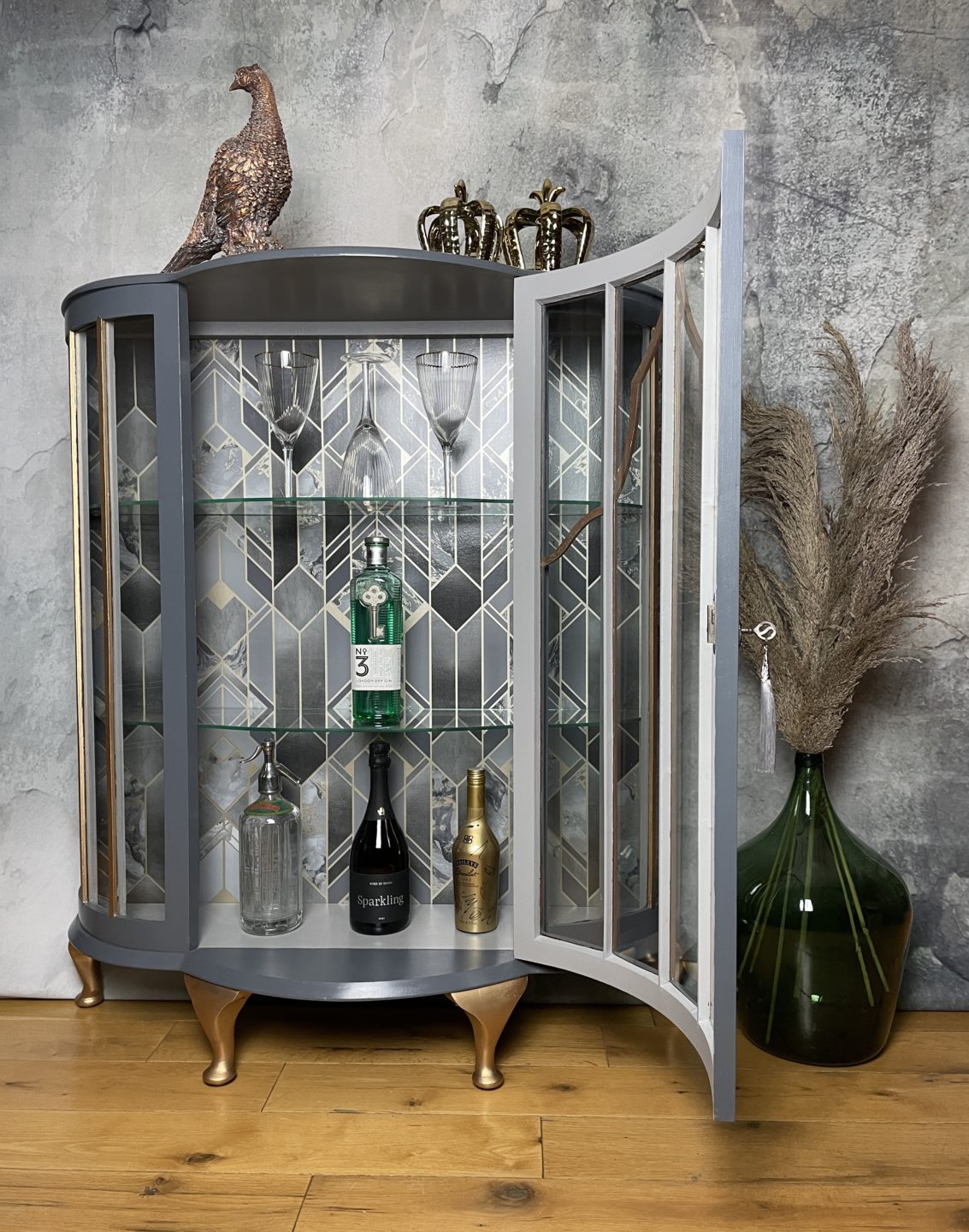 Art Deco Inspired Drinks Cabinet - Image 2